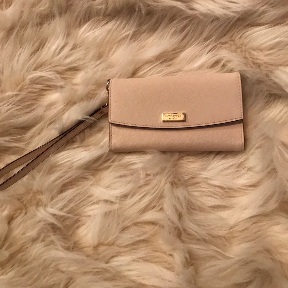 Kate spade pink wallet/ clutch